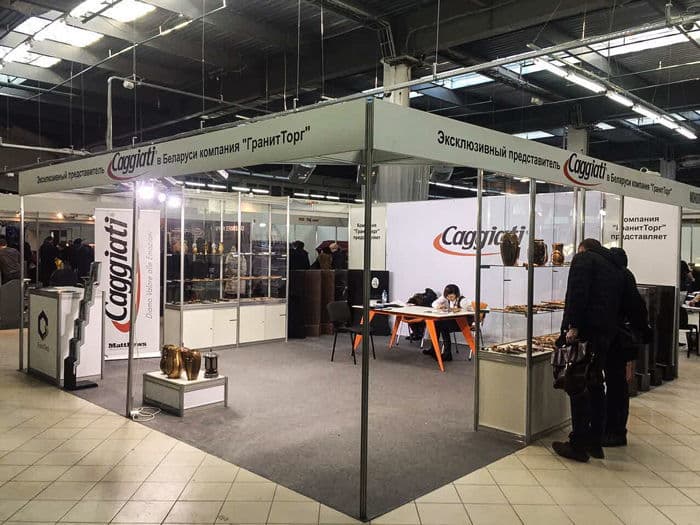 Изделия «ЭлитГранит» на  выставке «Мемориал» и «Камнеобработка»