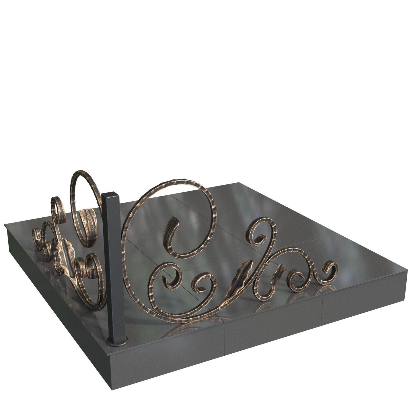 Кованая ограда 10